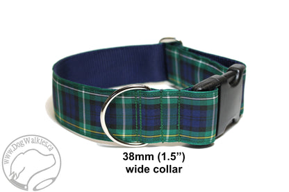 Campbell clan tartan - dog collar