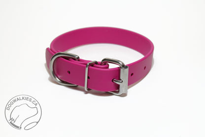 Large Dog Collar in Genuine Biothane - 25mm (1") width - 39 colours