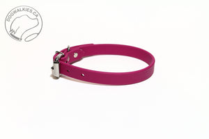 Raspberry Biothane Dog Collar - 5/8"(16mm) wide