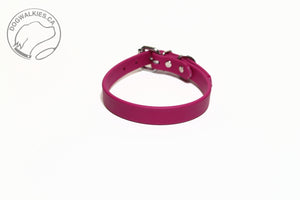 Raspberry Biothane Dog Collar - 5/8"(16mm) wide