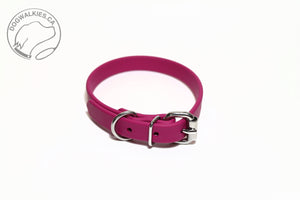Raspberry Biothane Dog Collar - 5/8"(16mm) wide