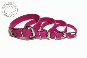 Raspberry Biothane Dog Collar - 5/8"(16mm) wide