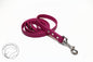 Raspberry Biothane Dog Leash - Regular 16mm (5/8") width