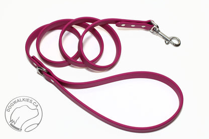 Regular Biothane Leash 5/8" (16mm) wide - waterproof leash - all colours