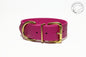 Raspberry Biothane Dog Collar - Extra Wide - 1.5 inch (38mm) wide