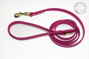 Raspberry Biothane Dog Leash