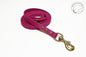 Raspberry Biothane Dog Leash - Regular 16mm (5/8") width