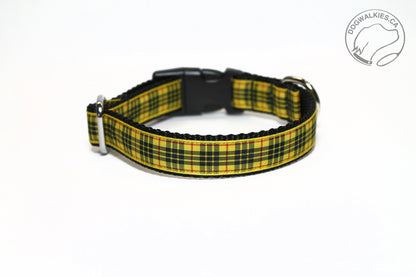 MacLeod Clan tartan - dog collar - NEW