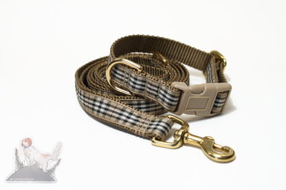 Pride of Scotland Gold tartan - dog collar