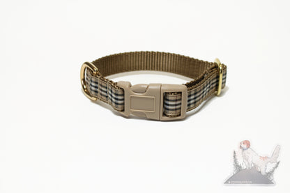 Pride of Scotland Gold tartan - dog collar