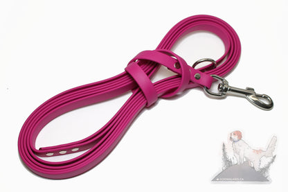 Raspberry Waterproof Tracking Recall Long Line Biothane