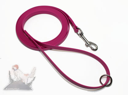 Raspberry Waterproof Tracking Recall Long Line Biothane