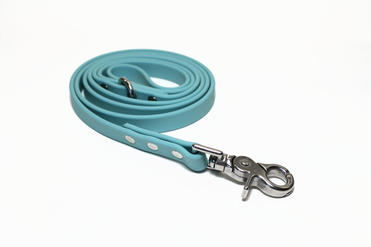 Dusty Turquoise Biothane Dog Leash - Regular 16mm (5/8") width