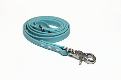 Dusty Turquoise Biothane Dog Leash - Regular 16mm (5/8") width