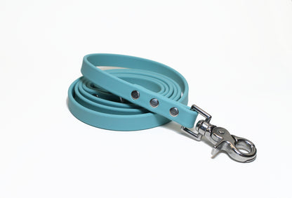 Dusty Turquoise Biothane Dog Leash - Regular 16mm (5/8") width