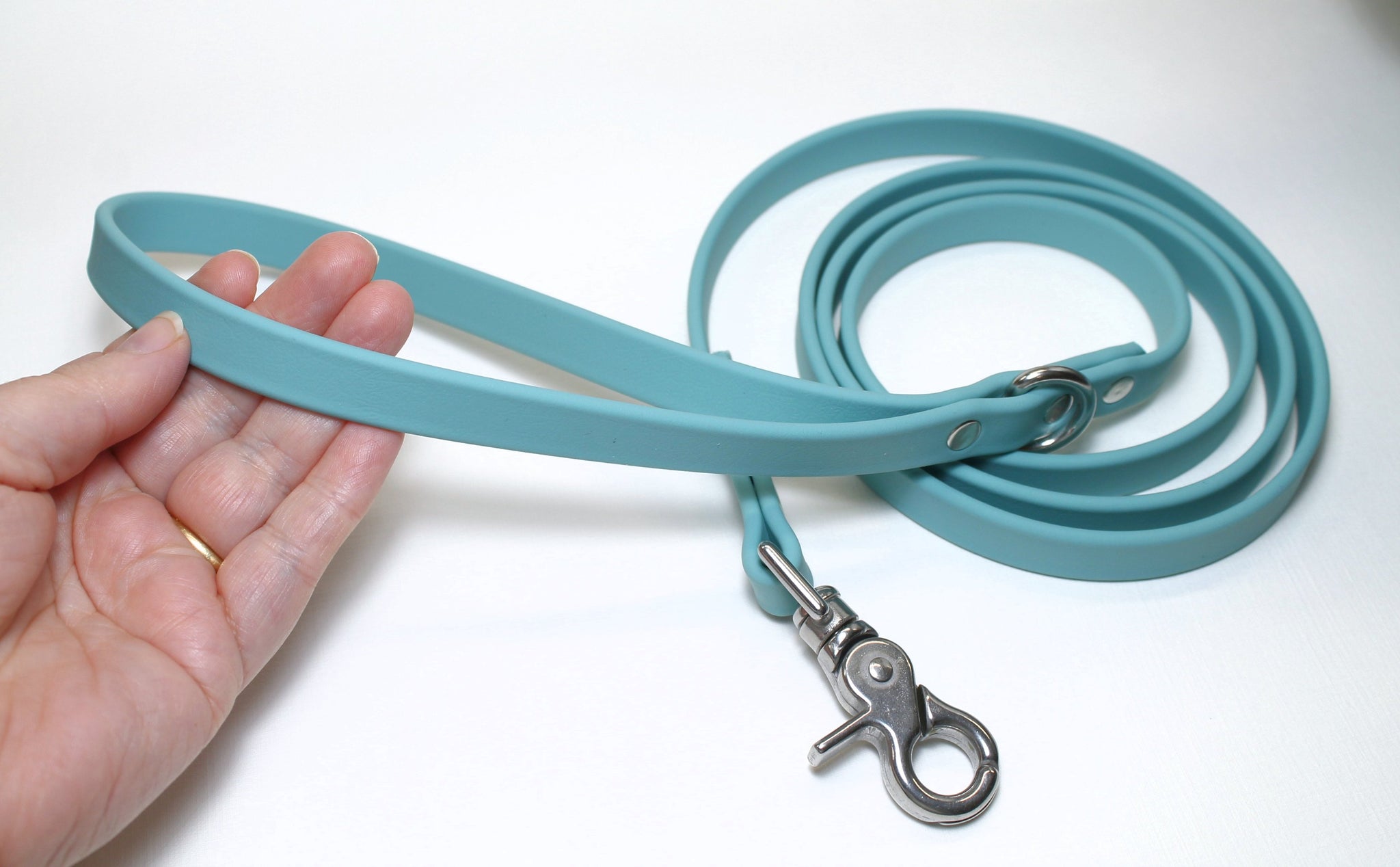 **NEW Dusty Turquoise Biothane Dog Leash