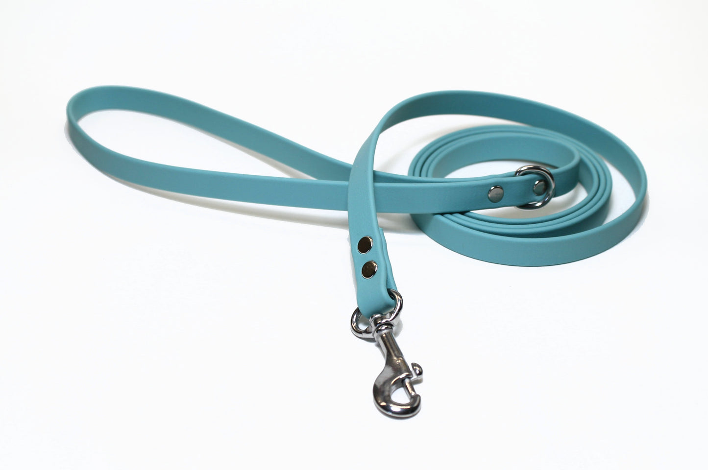 Dusty Turquoise Biothane Small Dog Leash
