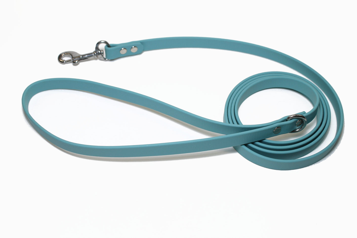Dusty Turquoise Biothane Small Dog Leash
