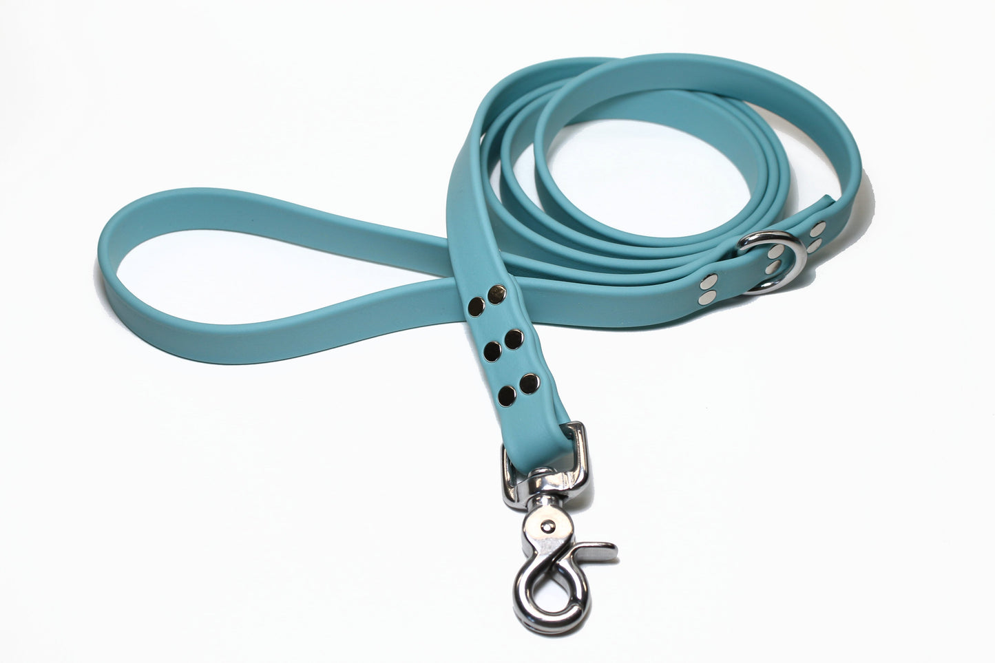 Dusty Turquoise Biothane Large Dog Leash