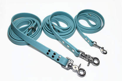 Dusty Turquoise Biothane Dog Leash - Regular 16mm (5/8") width