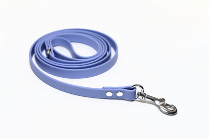 Periwinkle Biothane Small Dog Leash - thin leash
