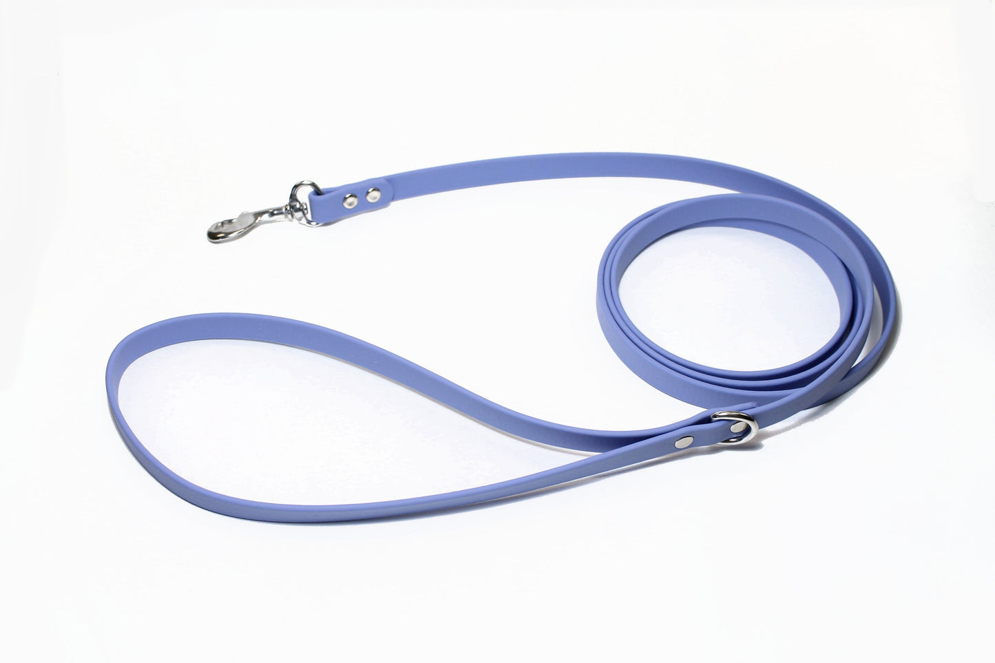Periwinkle Biothane Small Dog Leash - thin leash