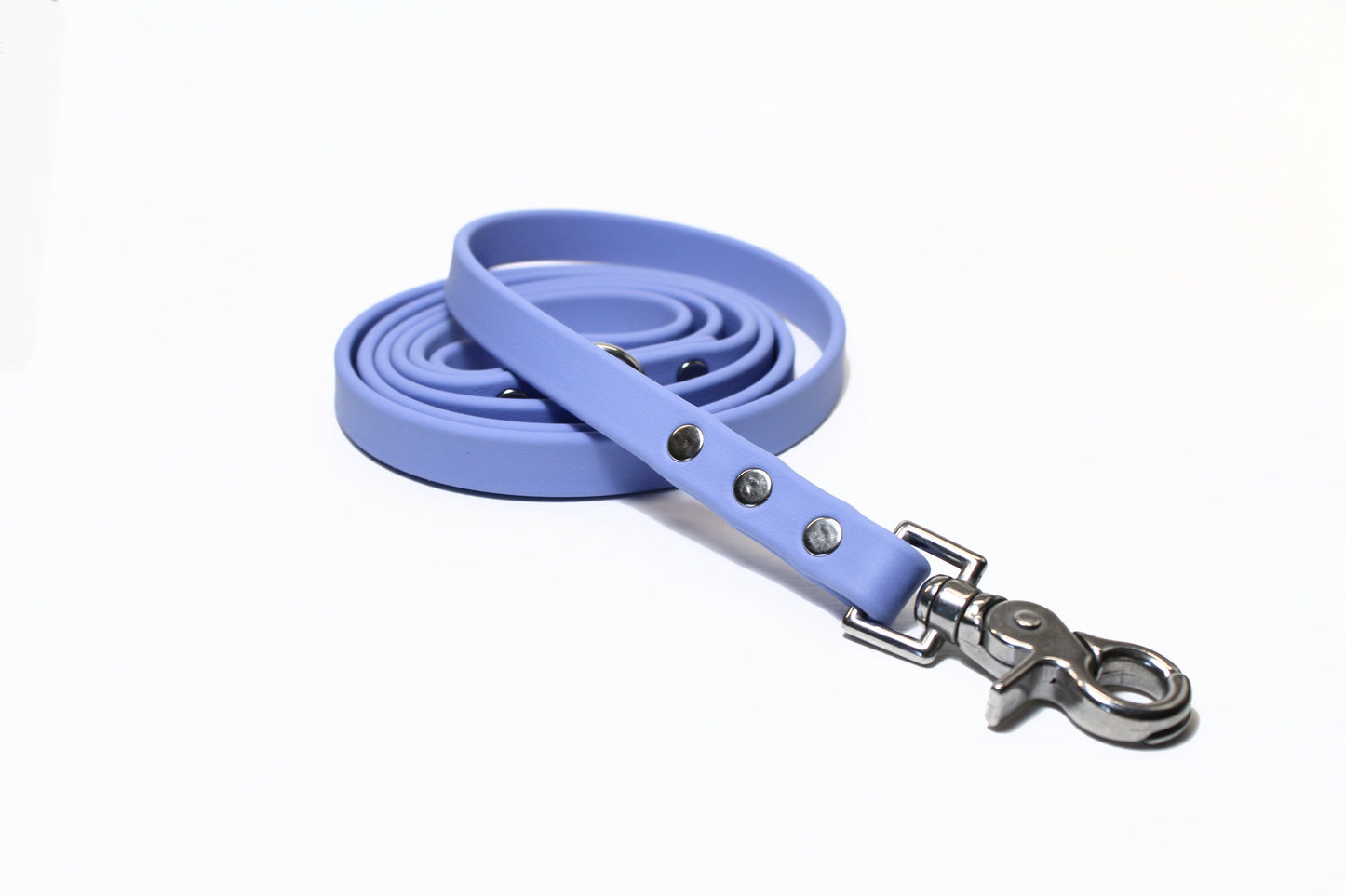 Periwinkle Biothane Dog Leash - Regular 16mm (5/8") width
