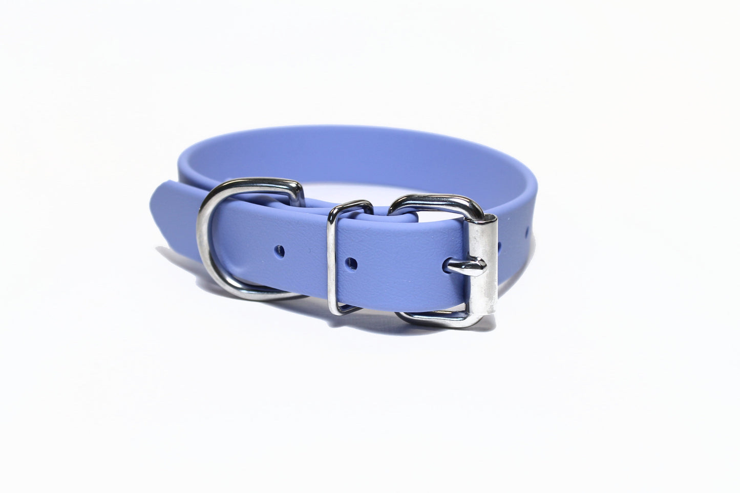 Periwinkle Biothane Dog Collar - 1 inch (25mm) wide