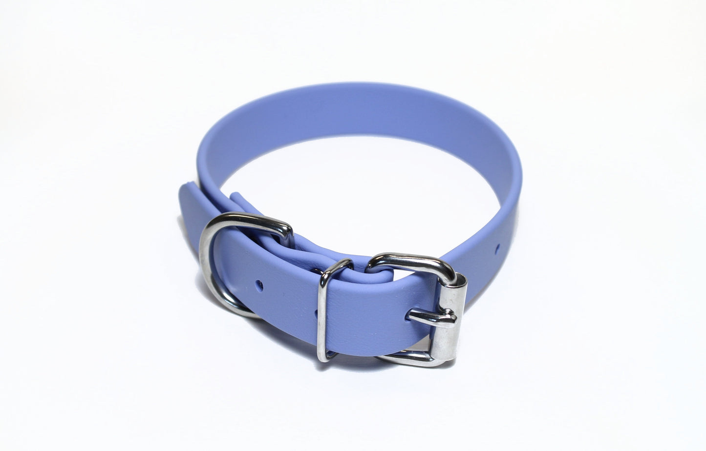 Periwinkle Biothane Dog Collar - 1 inch (25mm) wide