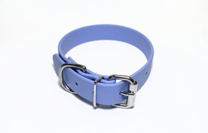 Periwinkle Biothane Dog Collar - 1 inch (25mm) wide