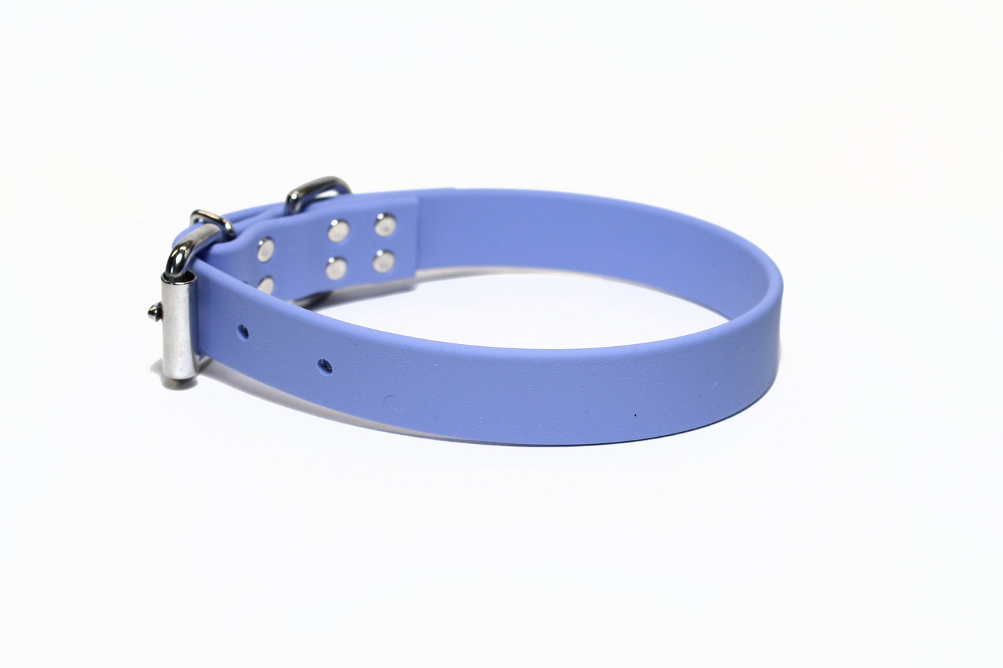 Periwinkle Biothane Dog Collar - 1 inch (25mm) wide