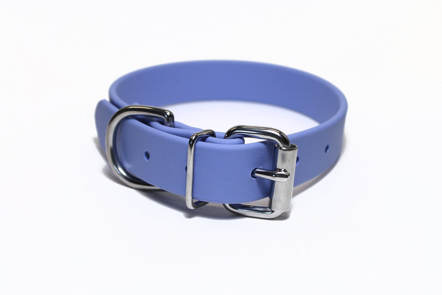 Periwinkle Biothane Dog Collar - 1 inch (25mm) wide