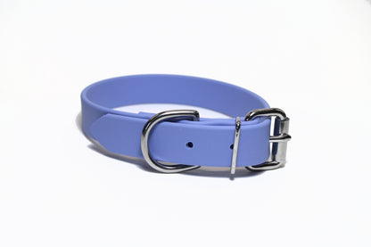 Periwinkle Biothane Dog Collar - 1 inch (25mm) wide