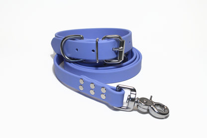 Periwinkle Biothane Dog Collar - 1 inch (25mm) wide
