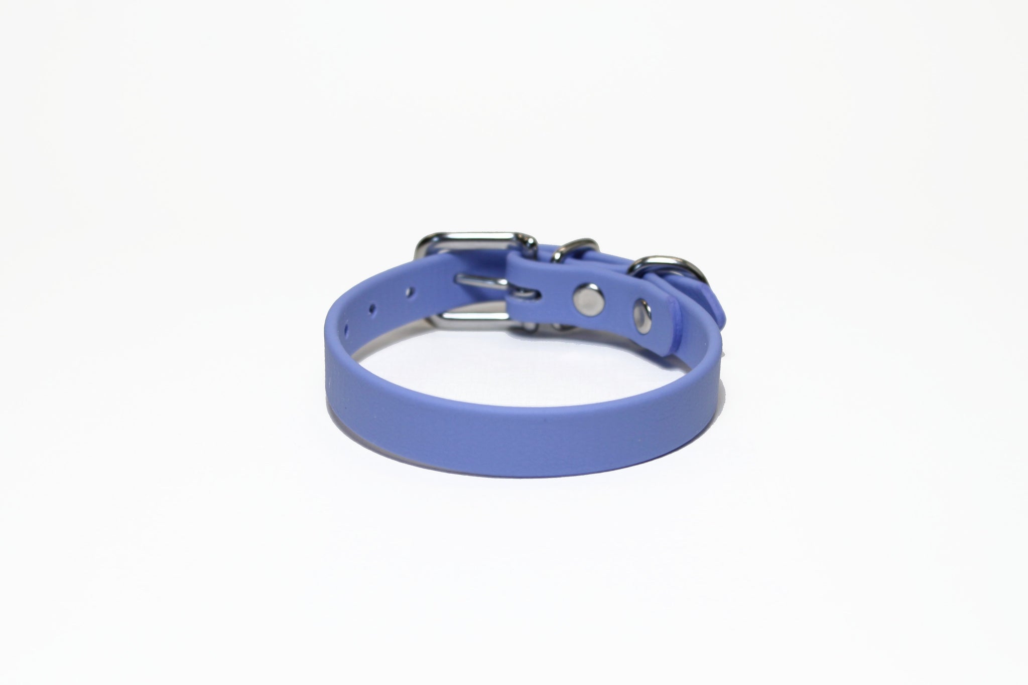 **NEW Periwinkle Biothane Small Dog Collar - 1/2" (12mm) wide