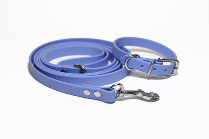 Periwinkle Biothane Small Dog Collar - 1/2" (12mm) wide
