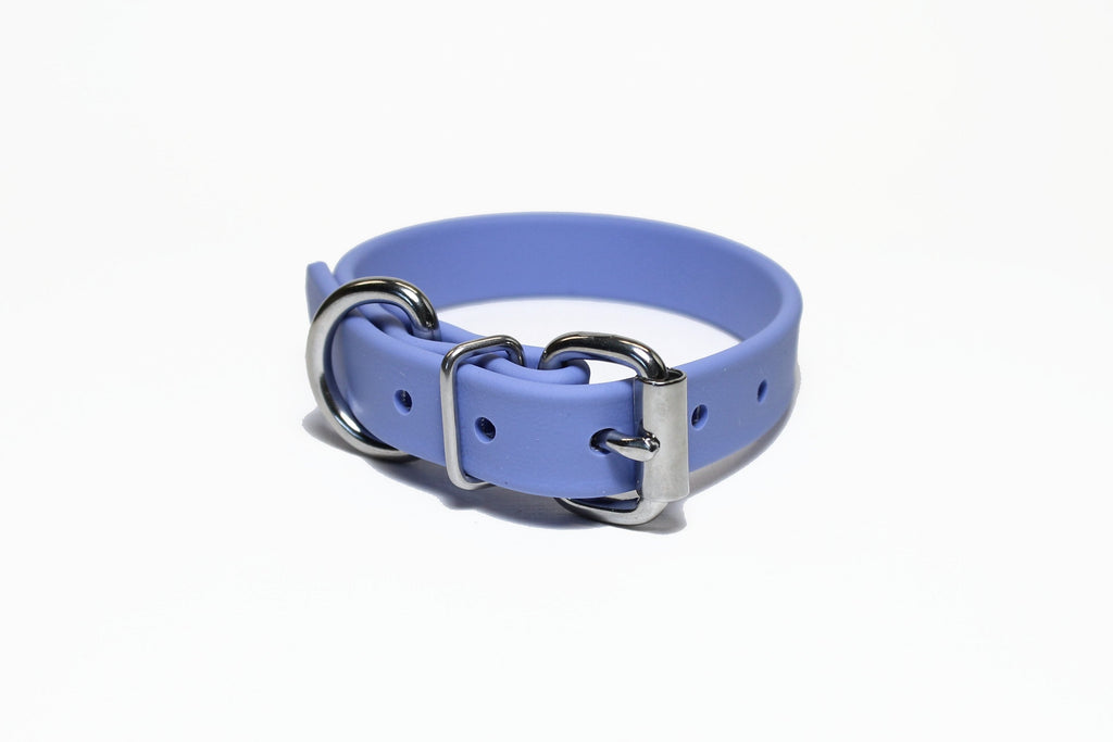 **NEW Periwinkle Biothane Dog Collar - 3/4" (20mm) wide