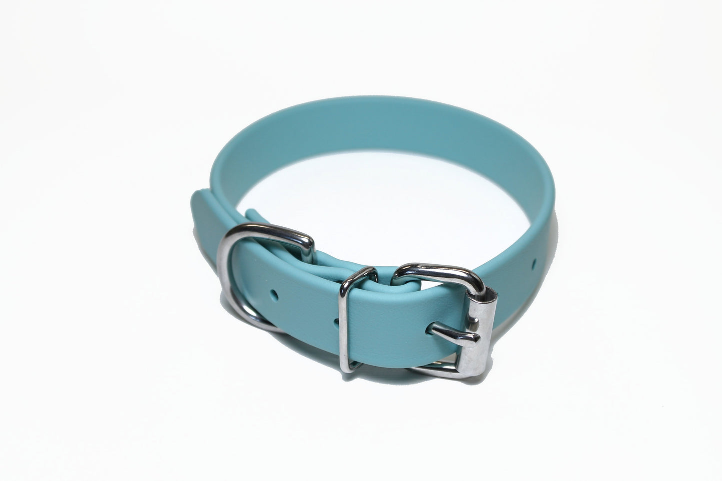 Dusty Turquoise Biothane Dog Collar - 1 inch (25mm) wide