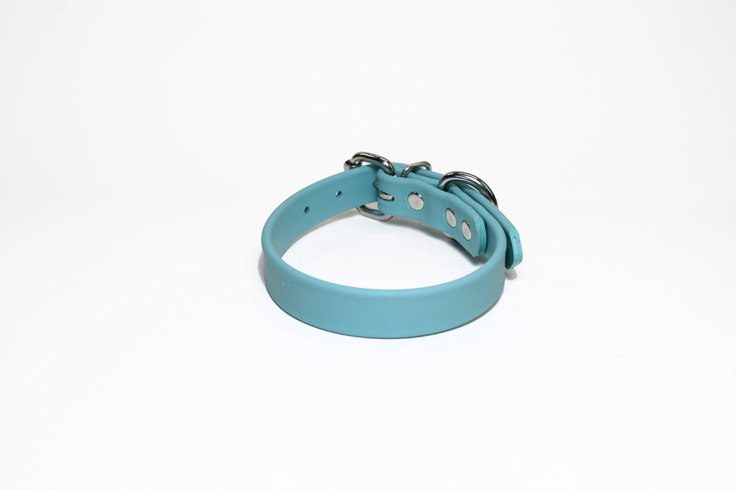 Dusty Turquoise Biothane Dog Collar - 3/4" (20mm) wide
