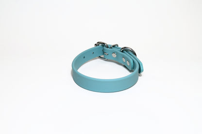 Dusty Turquoise Biothane Dog Collar - 3/4" (20mm) wide