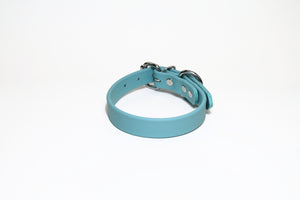 **NEW Dusty Turquoise Biothane Dog Collar - 3/4" (20mm) wide