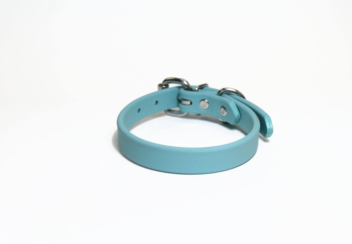 Dusty Turquoise Biothane Dog Collar - 5/8"(16mm) wide