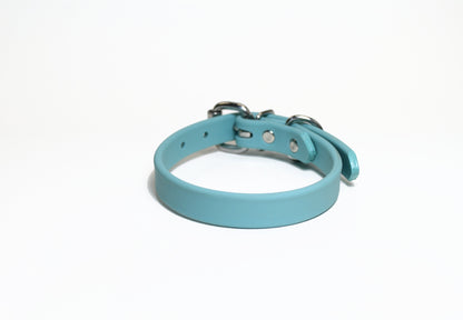 Dusty Turquoise Biothane Dog Collar - 5/8"(16mm) wide