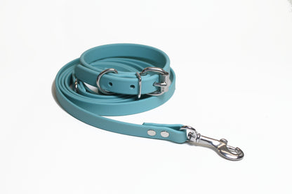 Dusty Turquoise Biothane Dog Collar - 5/8"(16mm) wide