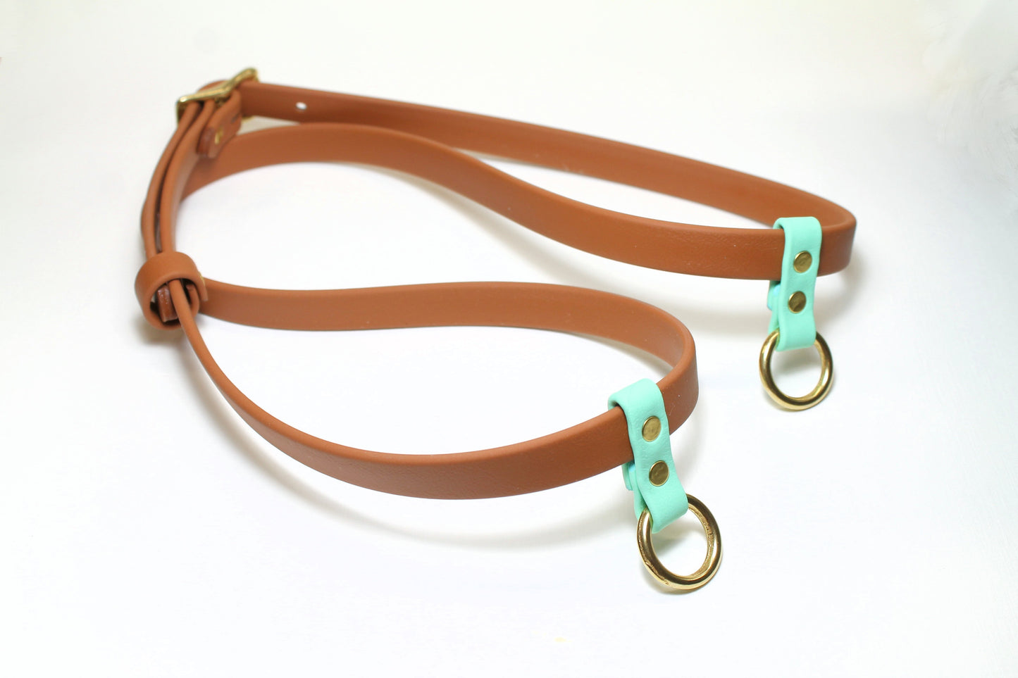 Custom Belt and Leash for hands free walking - Waterproof - utility belt with leash combo