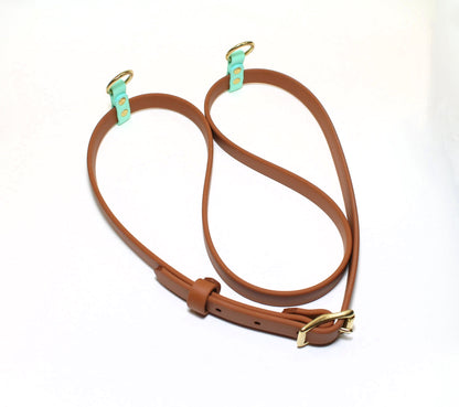 Custom Belt and Leash for hands free walking - Waterproof - utility belt with leash combo
