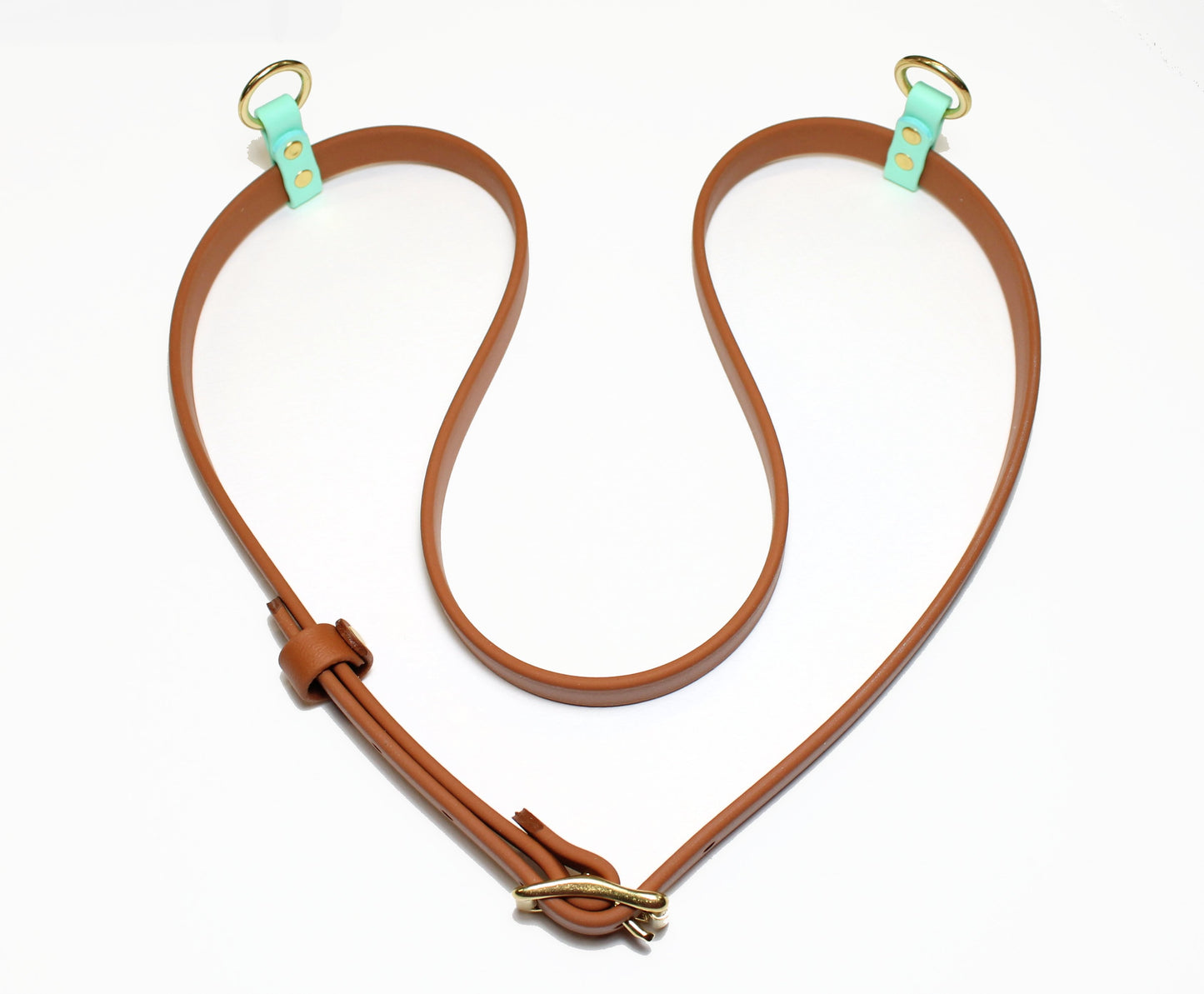 Custom Belt and Leash for hands free walking - Waterproof - utility belt with leash combo