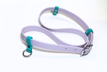 Custom Belt and Leash for hands free walking - Waterproof - utility belt with leash combo