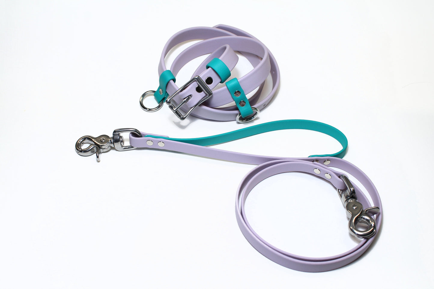 Custom Belt and Leash for hands free walking - Waterproof - utility belt with leash combo