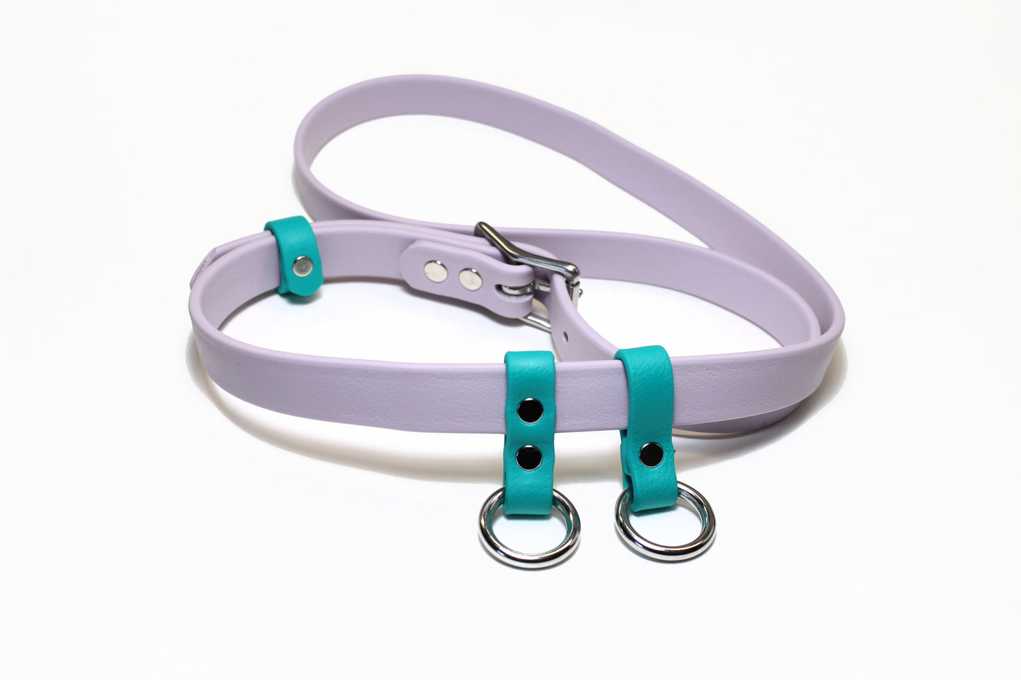 Custom Belt and Leash for hands free walking - Waterproof - utility belt with leash combo